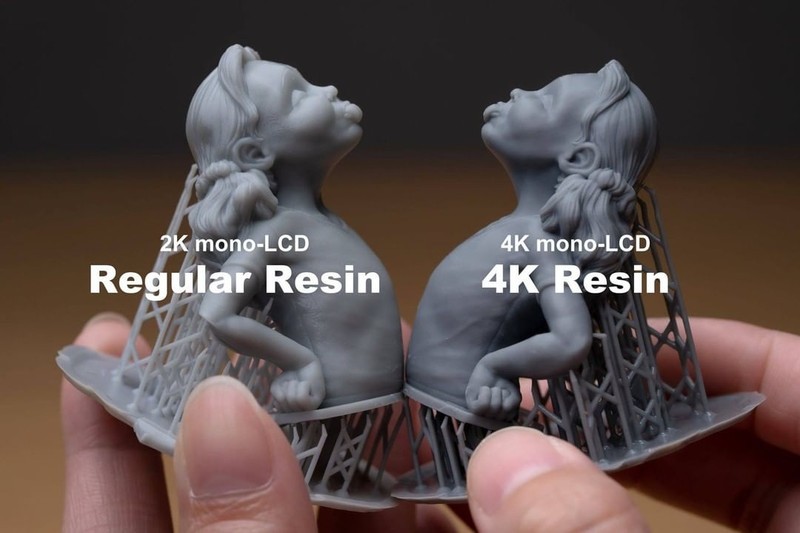 Normal Resin  VS Phrozen Aqua 4K Resin