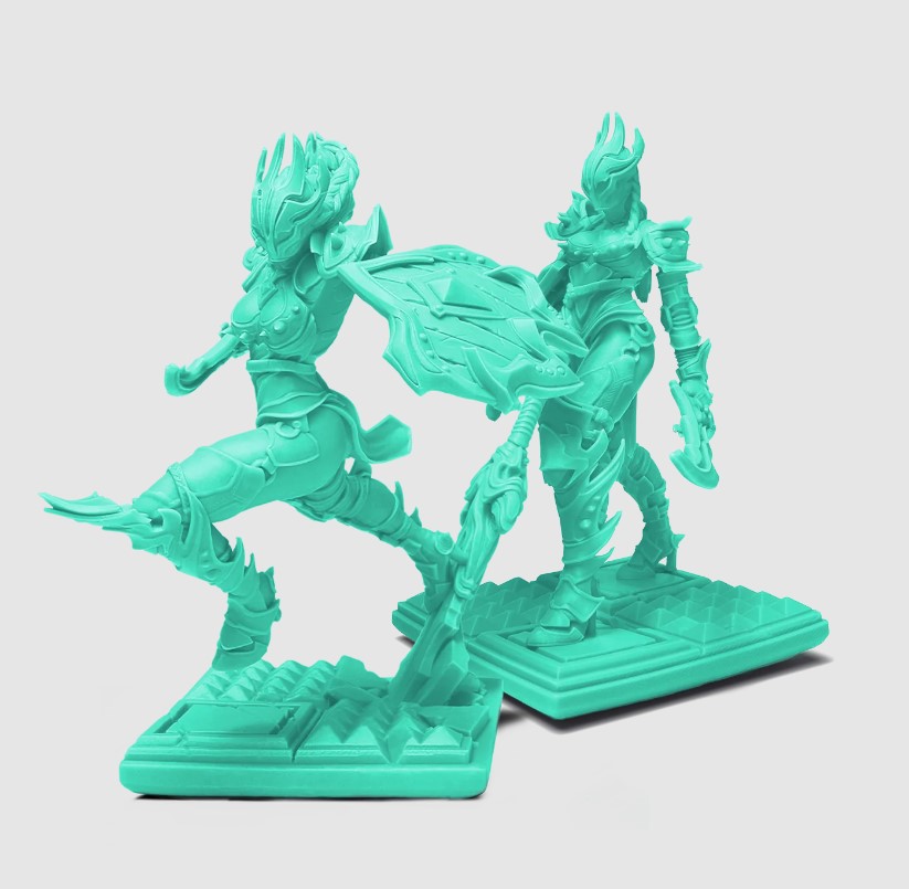 Phrozen Aqua Green Resin 3D Printing Sample