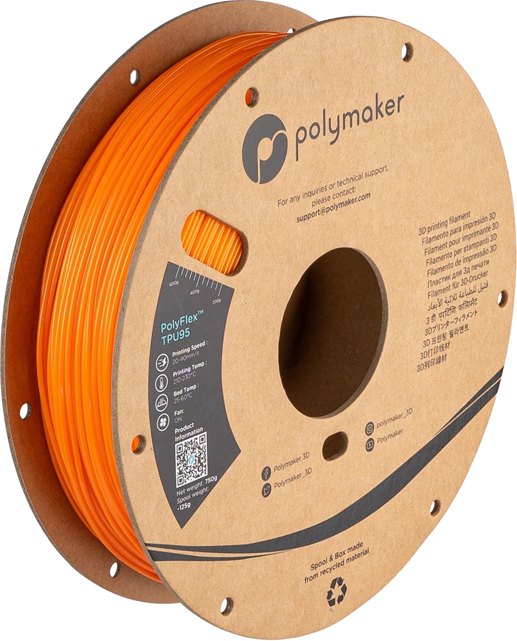 PolyFlex? TPU95 Series - Orange