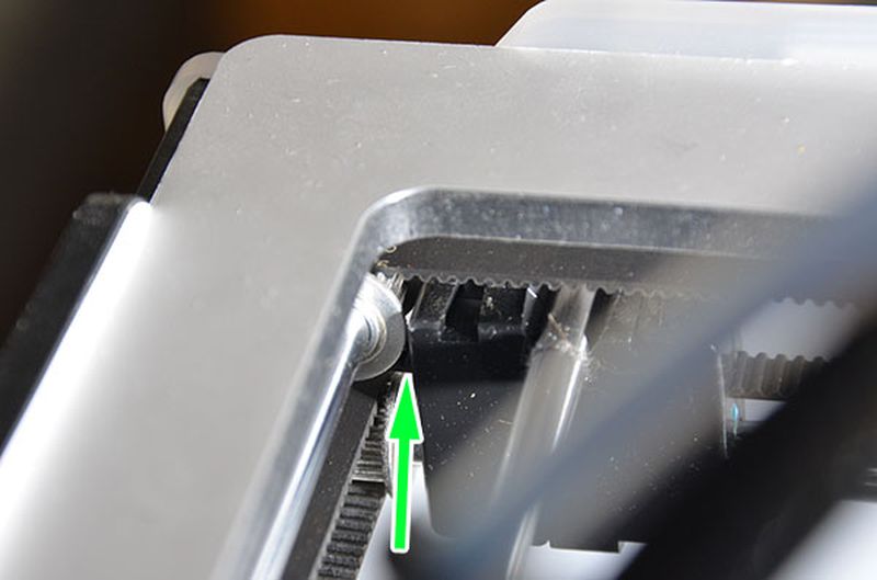 ultimaker移動(dòng)軸偏移, XY軸未對(duì)齊, Misaligned axes, xy軸未垂直, 檢查滑塊皮帶輪距離