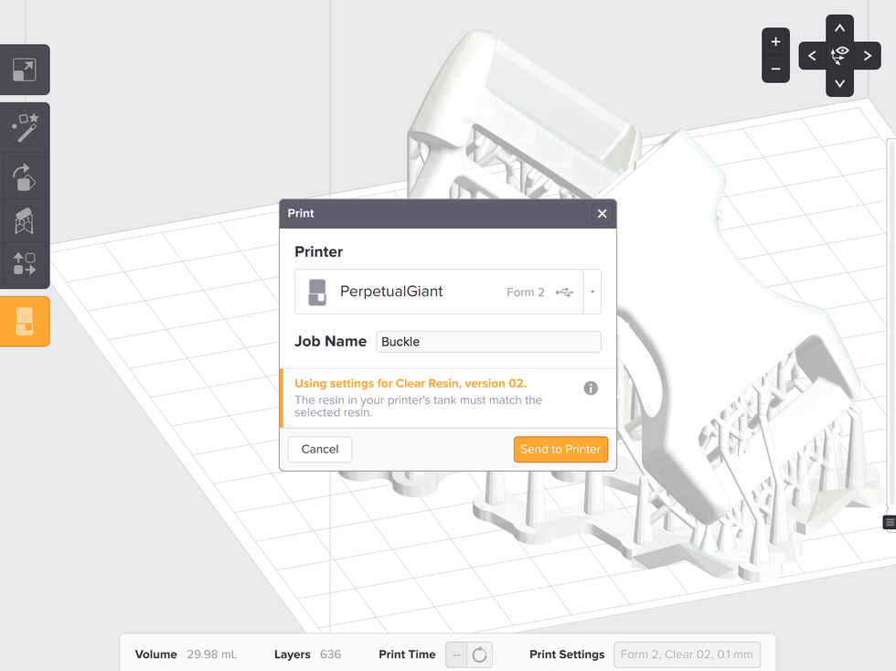 Form2 SLA 3D列印機(jī) 上傳檔案以及確認(rèn)列印