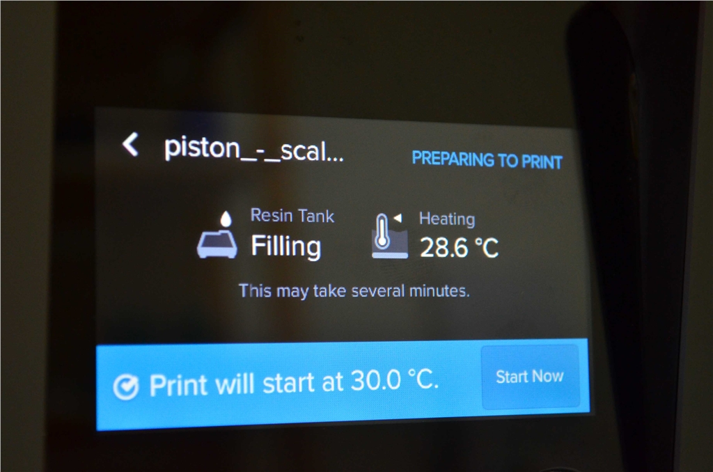 Formlabs SLA 3D列印機 Form 2 臺灣 開箱文章 填充並加熱樹脂槽 3DMART