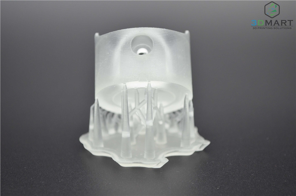 Formlabs SLA 3D列印機 Form 2 臺灣 開箱文章 成品未拆支撐 正視角 3DMART