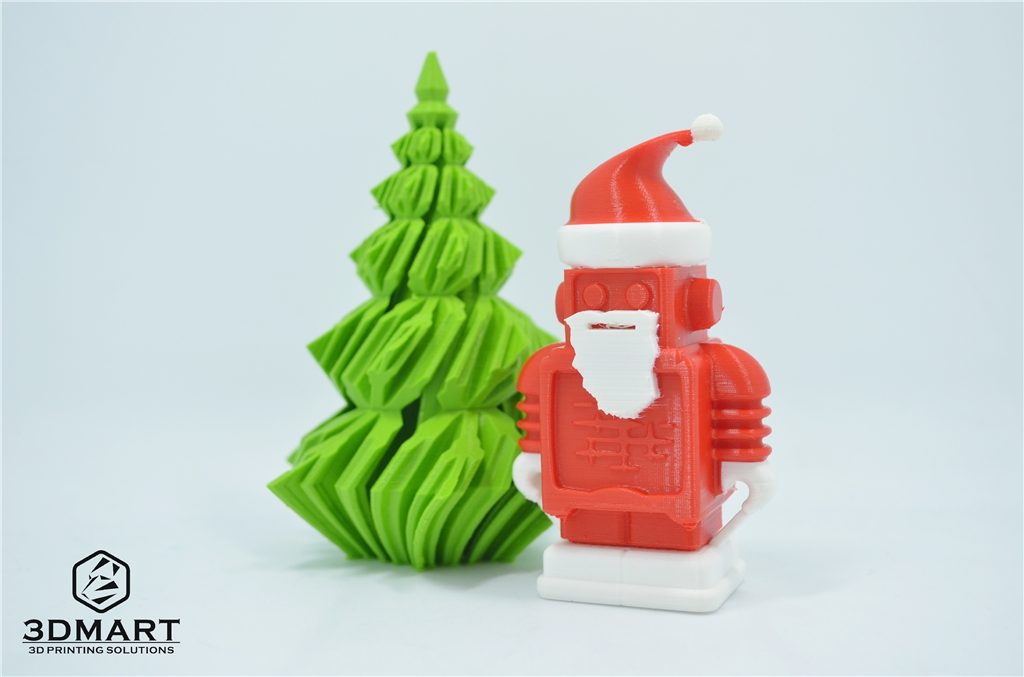 3d列印聖誕老公公與聖誕樹