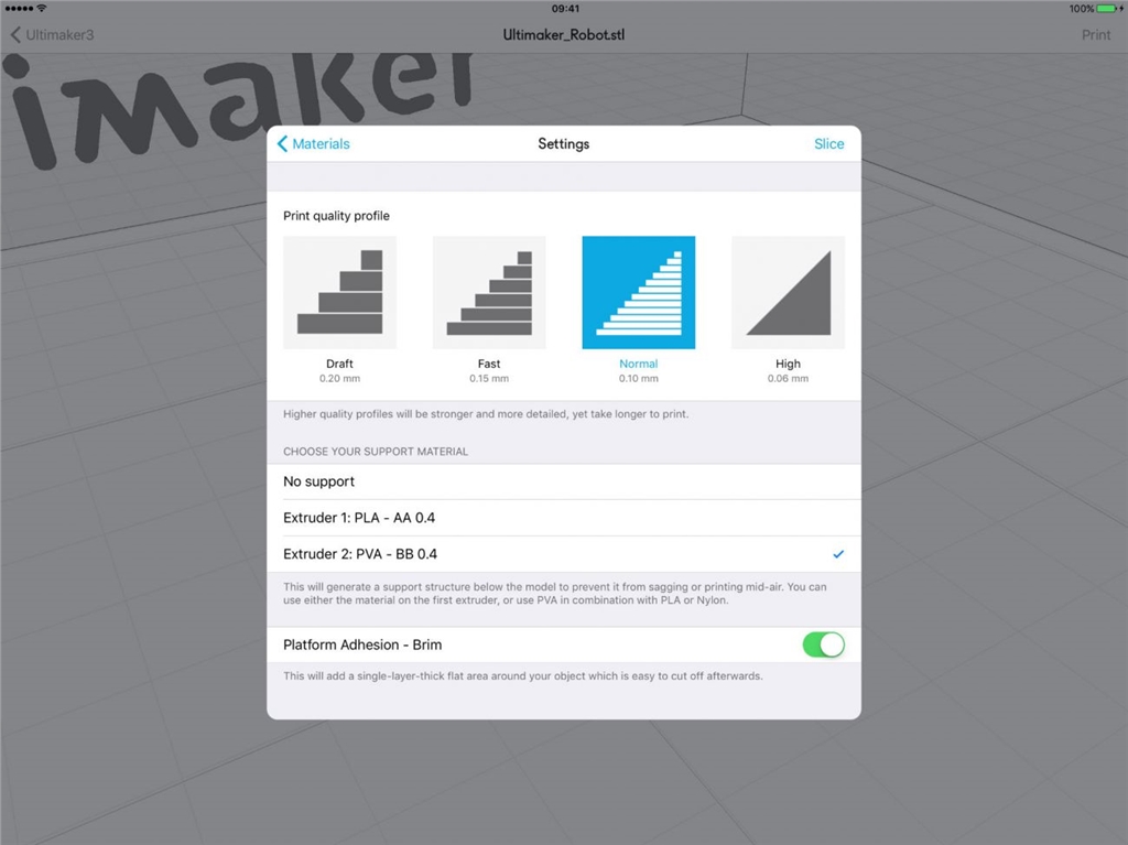 3D列印設(shè)定