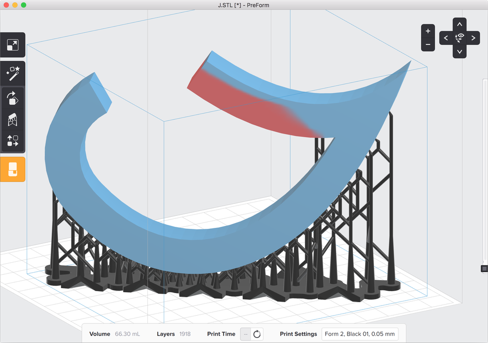 formlabs form2 preform切片軟體教學(xué) 支撐結(jié)構(gòu) 紅色陰影區(qū)塊 formlabs form2 preform切片軟體教學(xué) 支撐結(jié)構(gòu) 紅色陰影區(qū)塊