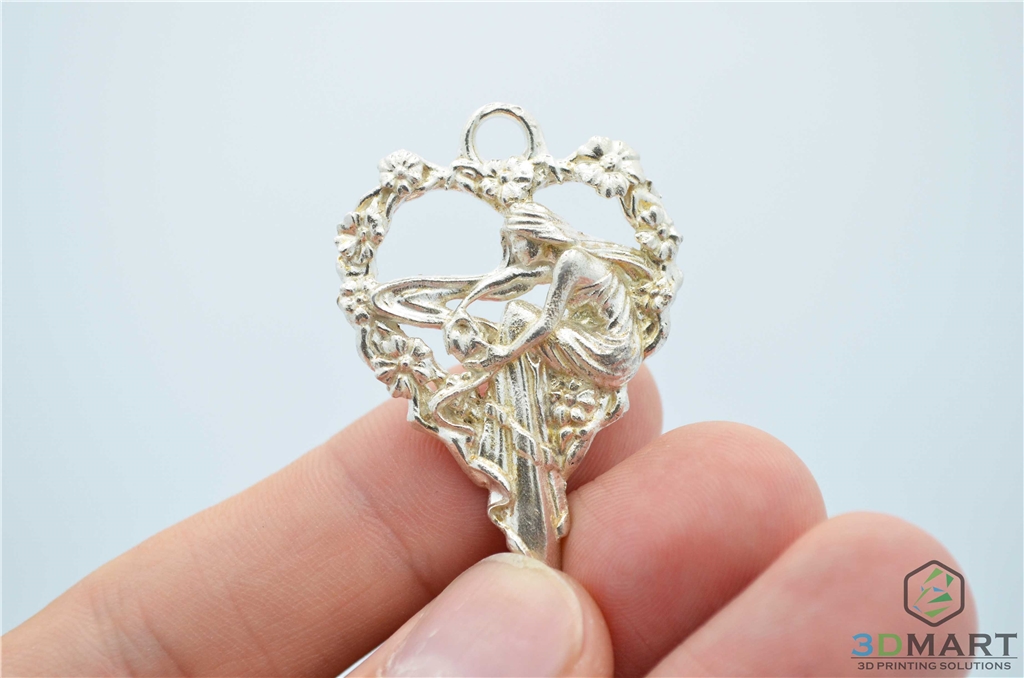 Formlabs Form2 SLA 光固化 3D列印機(jī) Castable 鑄造樹脂 3DMART 成品 少女吊墜 Formlabs Form2 SLA 光固化 3D列印機(jī) Castable 鑄造樹脂 3DMART 成品 少女吊墜