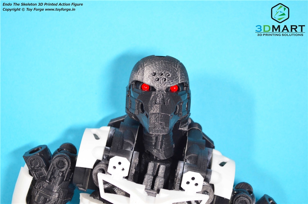 3D列印 骷髏機(jī)器人 ENDO 全身可動(dòng) 3D印表機(jī) Ultimaker2+  PC 3D列印材料