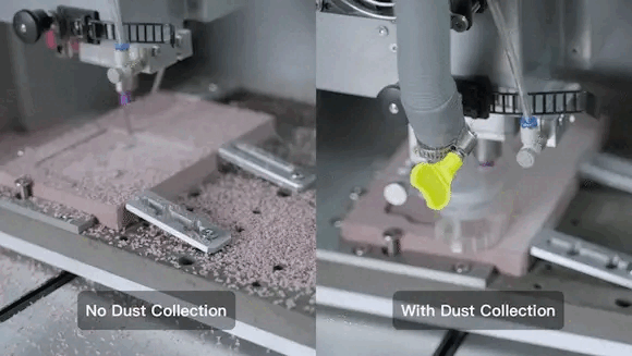 Makera Carvera 桌上型CNC加工機(jī)內(nèi)置集塵器