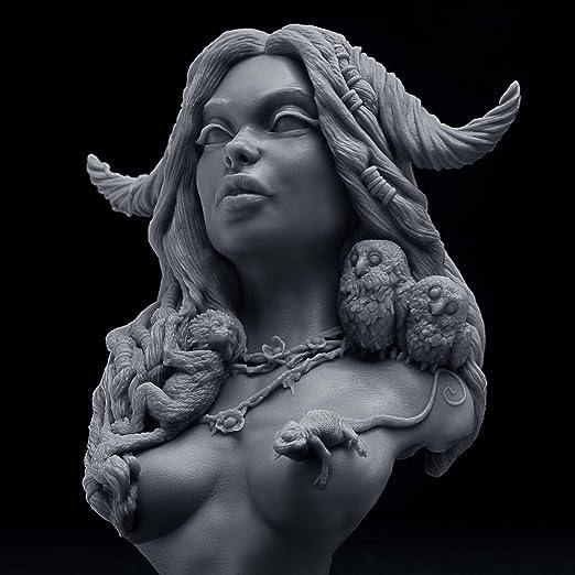 Phrozen湖水灰 4K 樹脂3D列印成品