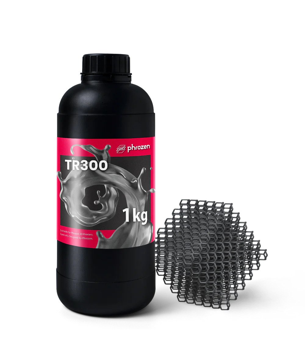 Phrozen TR300 超高耐溫樹脂與成品