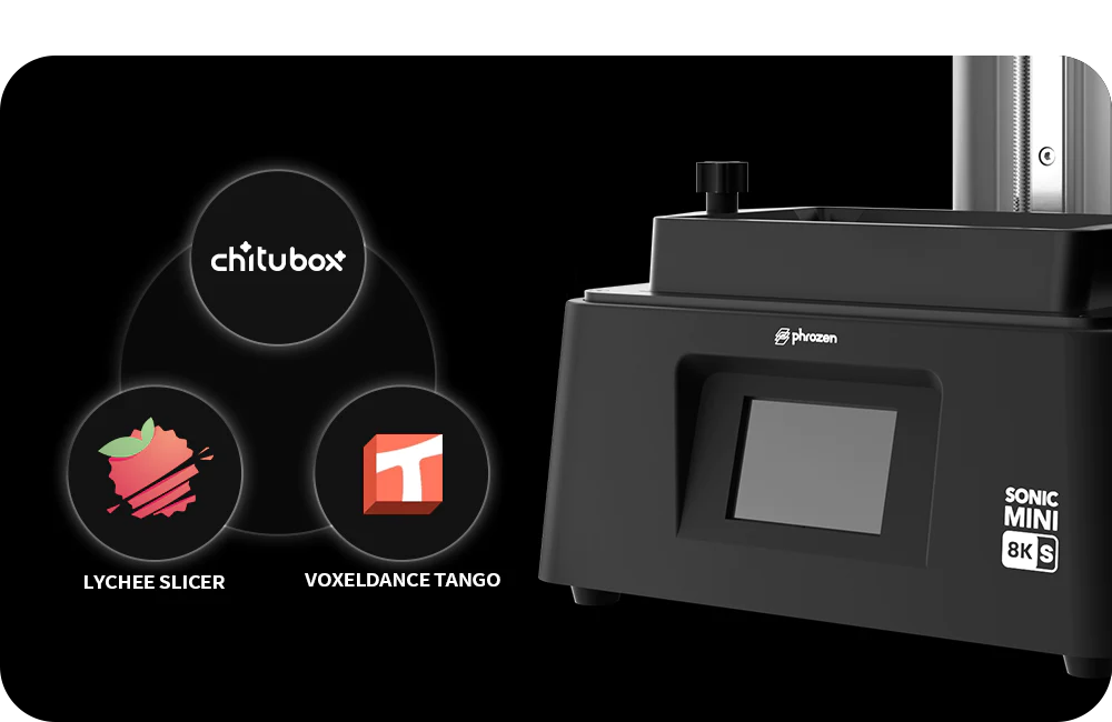 Phrozen Sonic Mini 8K S LCD光固化3D列印機 - 全新開發(fā)的PRZ.切片格式