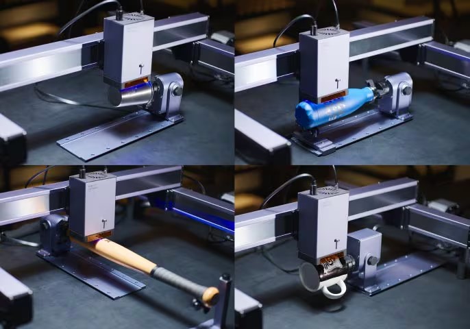 Snapmaker ray 有旋轉(zhuǎn)雕刻模組