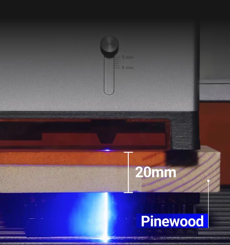 Snapmaker ray 有強(qiáng)大的切割能力