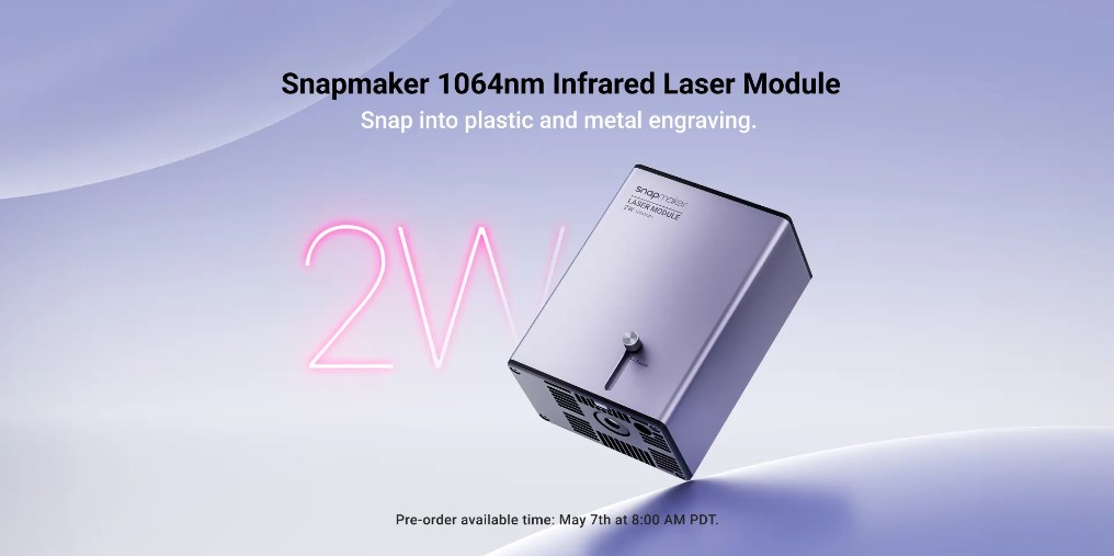 Snapmaker 1064NM 紅外線(xiàn)雷射模組