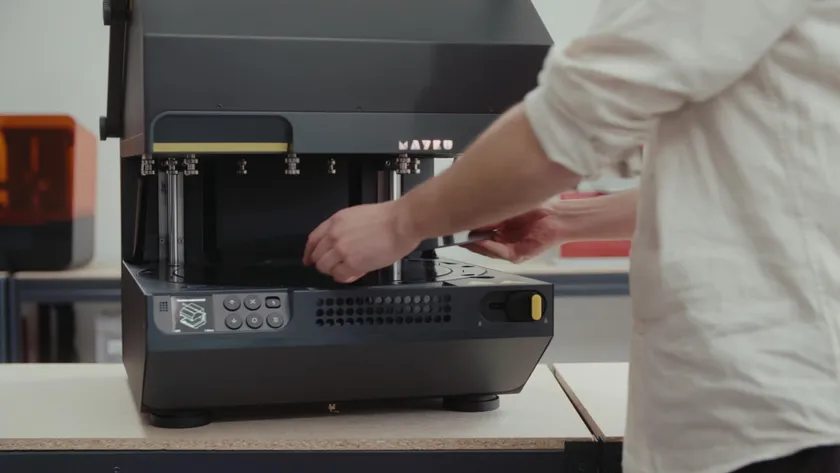 將4mm ABS平臺放入Mayku Multiplier中