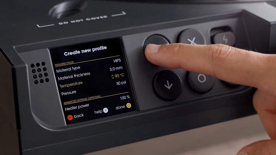 Multiplier 桌上壓力成型機(jī)的自訂模式