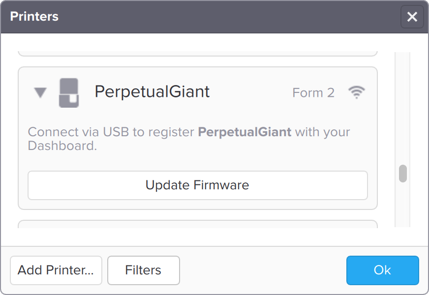 Form2 SLA 3D列印機(jī) 執(zhí)行韌體升級 更新韌體