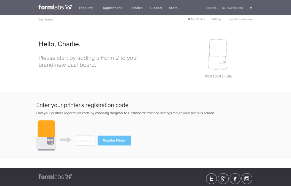Formlabs - Form2 SLA 光固化3D列印機(jī) 3DMART 輸入註冊碼