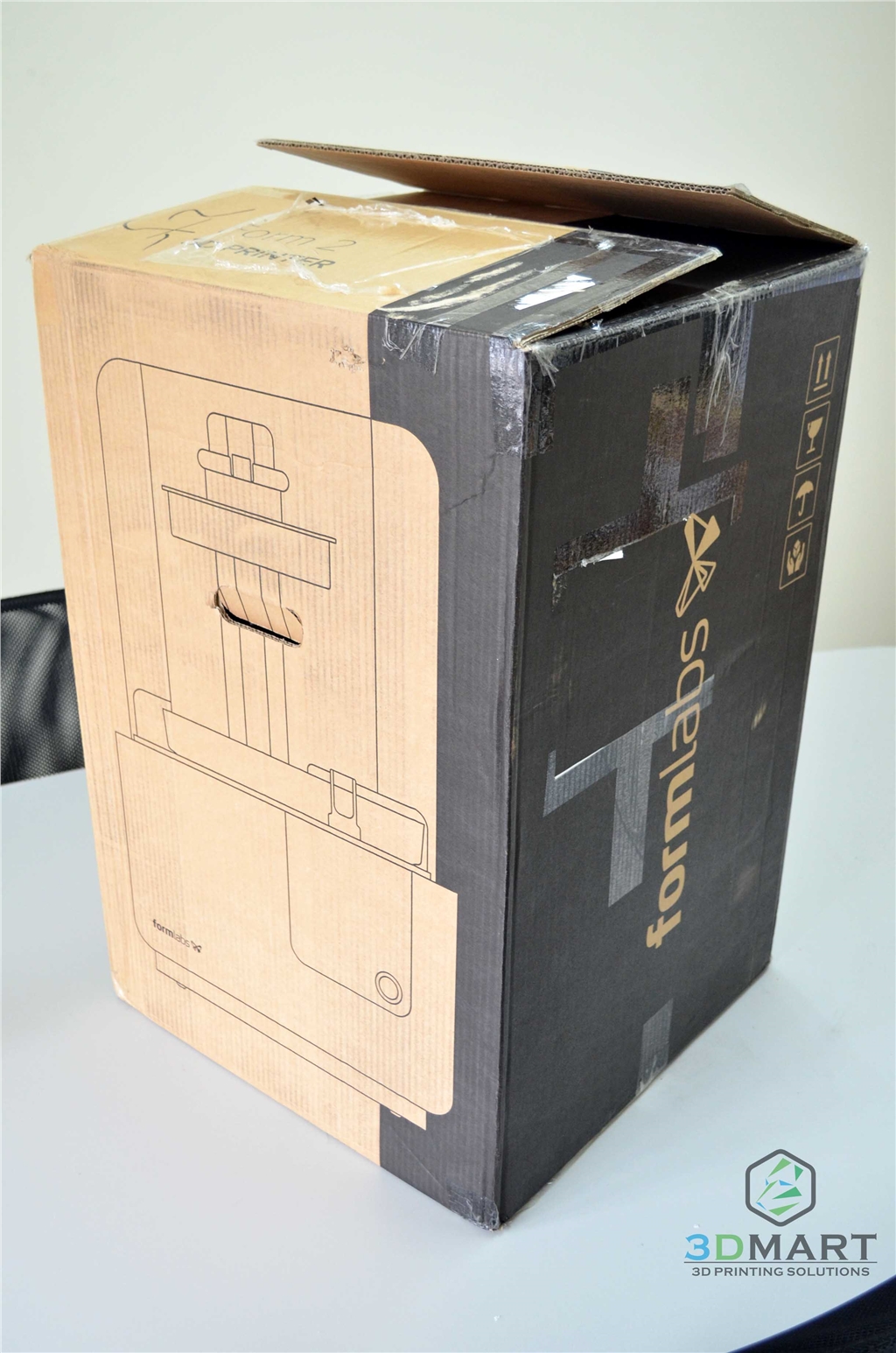 Formlabs SLA 3D列印機(jī) Form 2 臺灣 銷售 3DMART 開箱文章 外箱